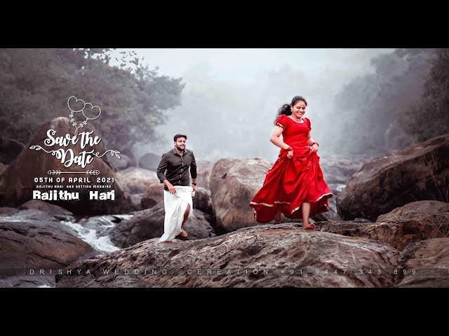 Traditional  Kerala hindu wedding save the date movie #2021 RAJITHU & HARI