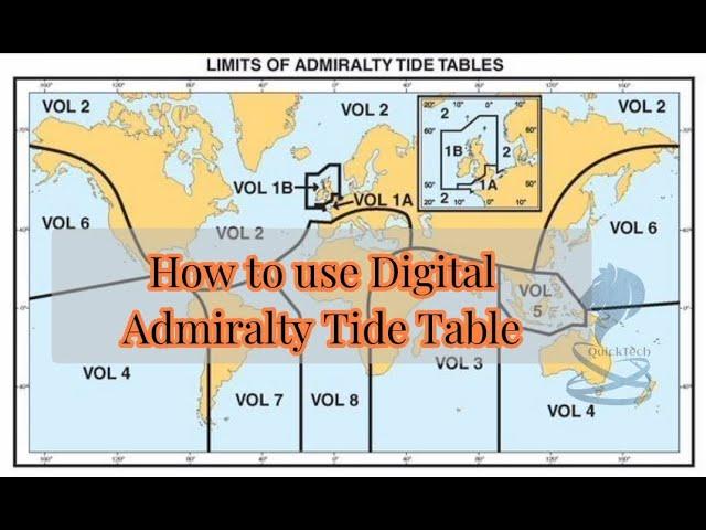 How to use digital Admiralty Tide Table