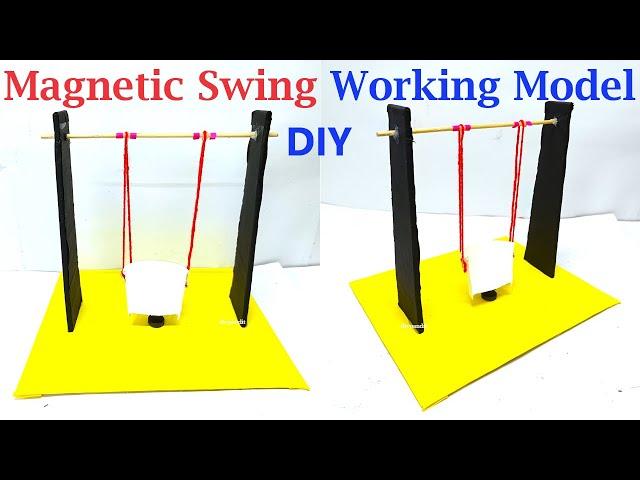 magnetic swing working model science project - diy | DIY pandit