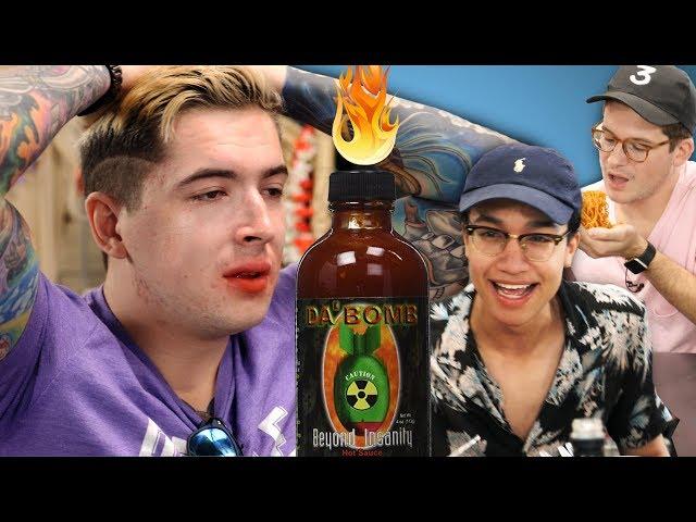 THE SPICE GAUNTLET • Hot Ones Sauces & Fiery Noodles