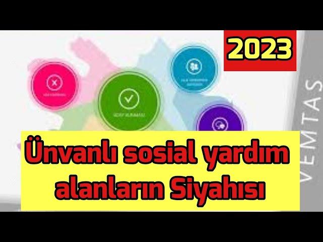 Ünvanlı Sosial Yardım alanların Siyahısı 2023, Ünvanlı sosial yardım necə almaq olar?.