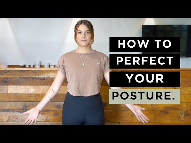 How to Perfect Your Posture ‍️ Posture Correction Exercises at Home.