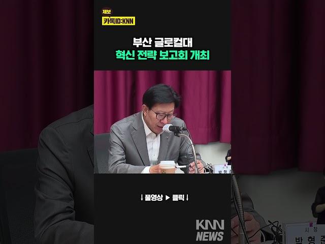 부산 글로컬대 혁신 전략 보고회 개최 / KNN