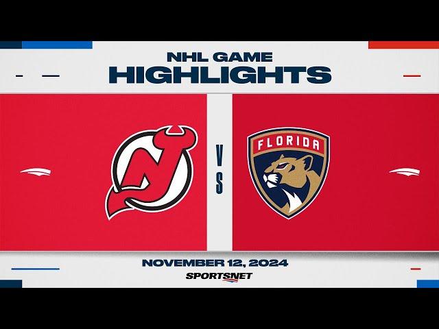 NHL Highlights | Devils vs. Panthers - November 12, 2024