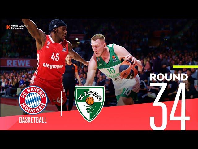 Zalgiris gets the last playoffs' spot! | Round 34, Highlights | Turkish Airlines EuroLeague