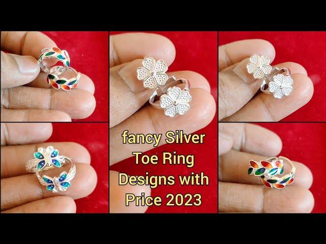 silver toe ring designs with price 2023/toe rings only 500rs/latest toe ring designs in silver