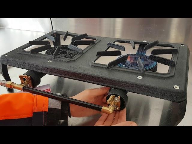 Auscrown cast iron country cooker - how to adjust burner air intake