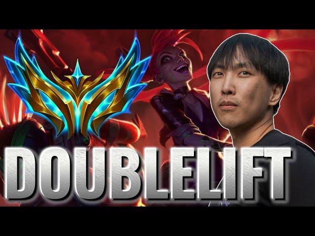 NA CHALLENGER DOUBLELIFT PLAY JINX (JINX GUIDE 2025) League of legends Gameplay