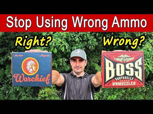 Stop Using The Wrong Ammo & Choke For Bird Hunting