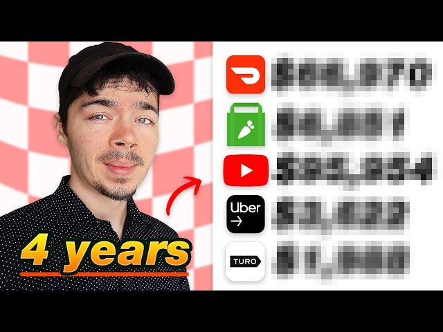 How Much I've Made in 4 Years of DoorDashing & YouTube