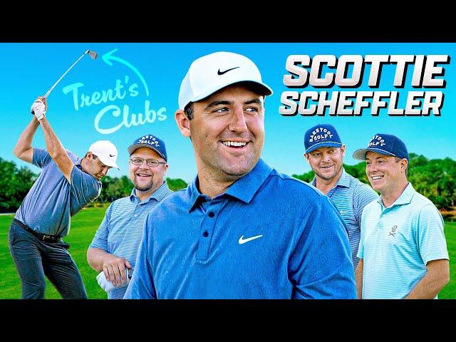 Can Scottie Scheffler Beat Us Using Trent’s Clubs?