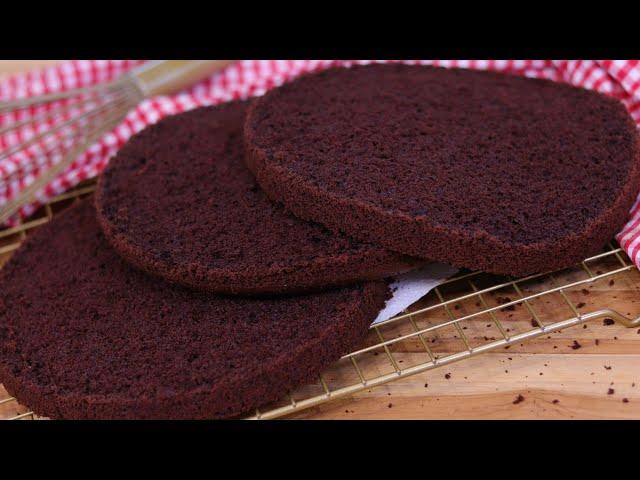 MASSA DE CHOCOLATE PARA BOLO DE ANIVERSÁRIO | BOLO PARA 20 PESSOAS