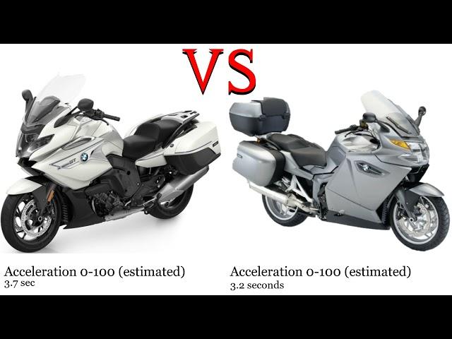 BMW K 1600 GT vs BMW K 1300 GT Test specification comparison