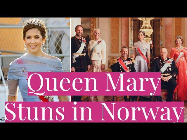 Queen Mary STUNS in Pearl Poire Tiara in Norway! Mette-Marit Wears Amethyst & Queen Sonja Emeralds