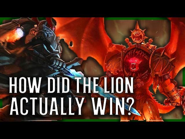 The Lion vs Angron's Epic Duel EXPLAINED By An Australian | Warhammer 40k Lore