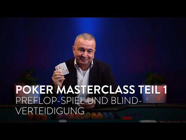 Poker Masterclass der Spielbanken Bayern #1 | Preflop-Spiel & Blind-Verteidigung