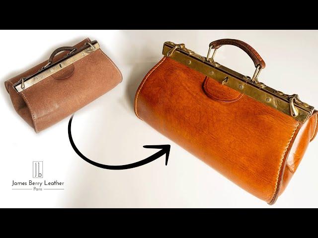 Restoring 25 year old doctor's bag - LEATHER RESTORATION