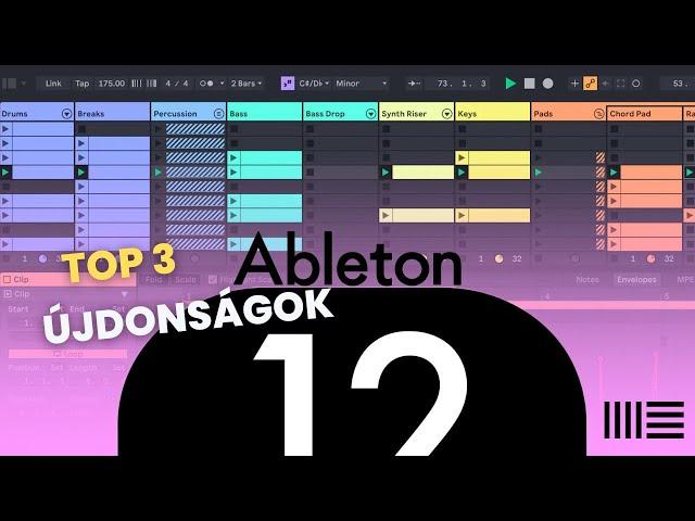 Ableton 12.1 újdonságok kicsit másképpen felhasználva