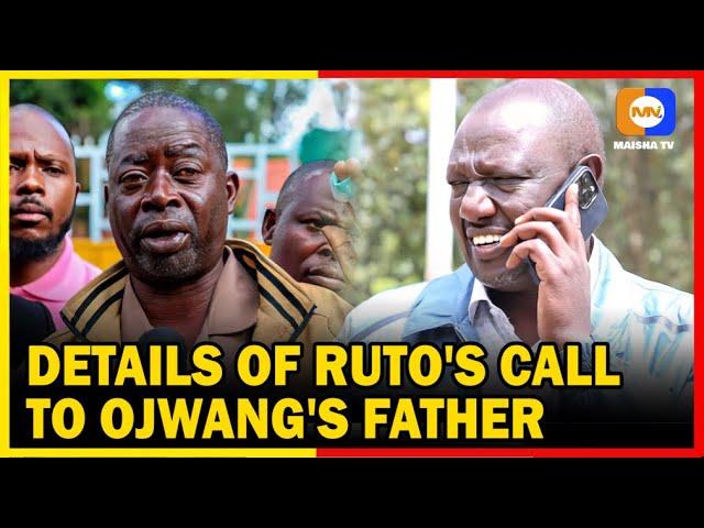 Details of Ruto's Phone Conversation with Albert Ojwang's Father: Kenya's Quest for Justice