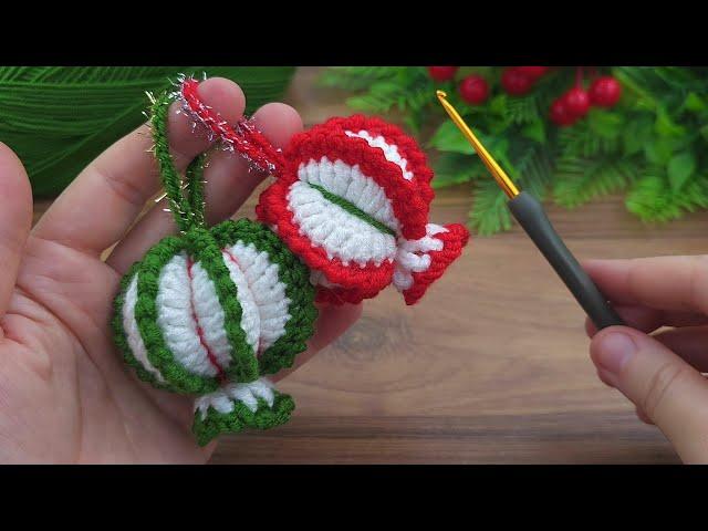 Crochet Christmas!!~● Bells: Easy DIY halıdan decoration II Add charm to your Christmas tree