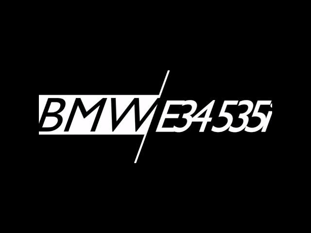 Bmw e34 535i getlow stance canary