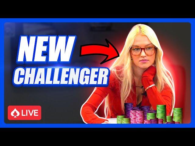 Newcomer Brittany Goes ALL-IN In Live Poker Game