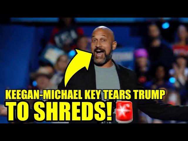 Keegan-Michael Key BLASTS TRUMP At Kamala’s Milwaukee RALLY