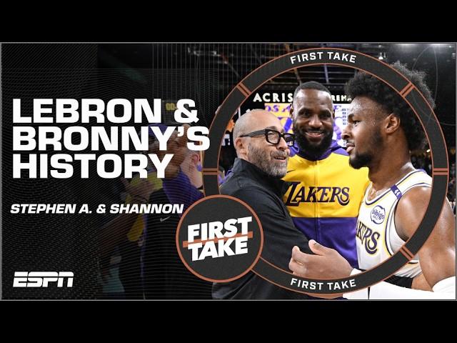 Stephen A. & Shannon Sharpe share thoughts on LeBron & Bronny sharing the same court  | First Take