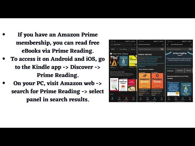 How to Use Amazon Prime Reading to Get Free eBooks