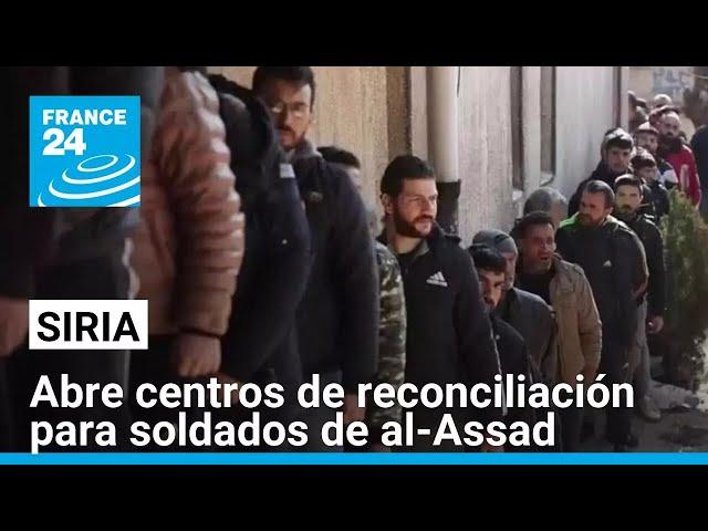 Nuevo Gobierno de Siria invita a antiguos soldados de Bashar al-Assad a regularizar su situación