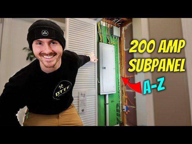 How to Install a 200 AMP Subpanel