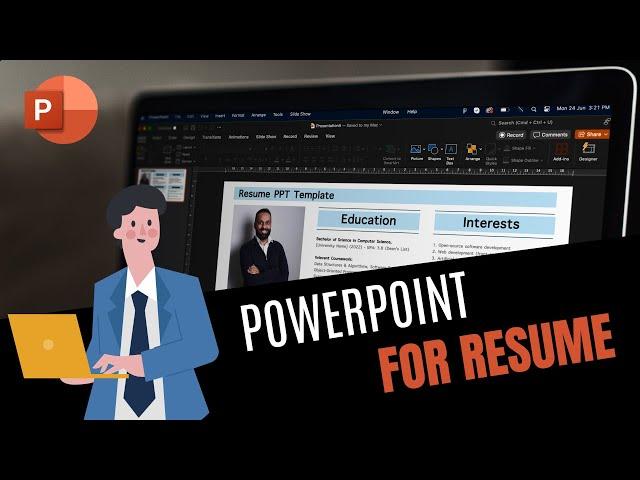 Nail Your Job Search with a Resume Template PowerPoint from SlideUpLift!