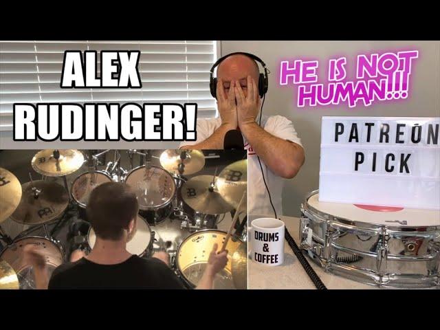 Drum Teacher Reacts: ALEX RUDINGER - 'Xenochrist' Drum Playthrough | (2020 Reaction)