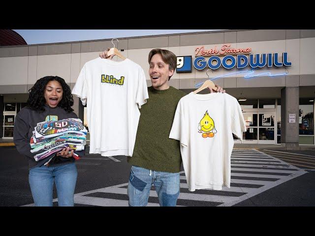 We Found Over 50 Vintage Tees At The Goodwill Outlet Thrift Store
