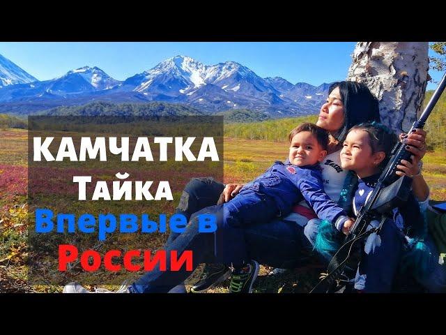 Камчатка. Тайка в России. Впервые за всю жизнь увидела снег.