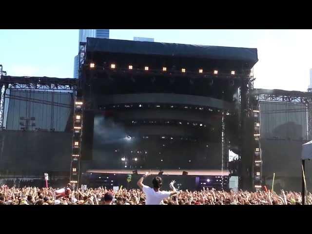 1080P EPIC BASS DROP!!! Kill The Noise Lollapalooza 2013 Chicago Crowd