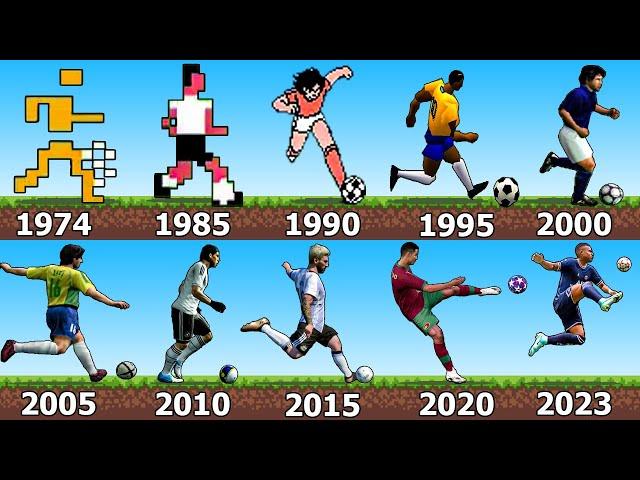 SOCCER/FOOTBALL VIDEO GAMES EVOLUTION [1974 - 2023]