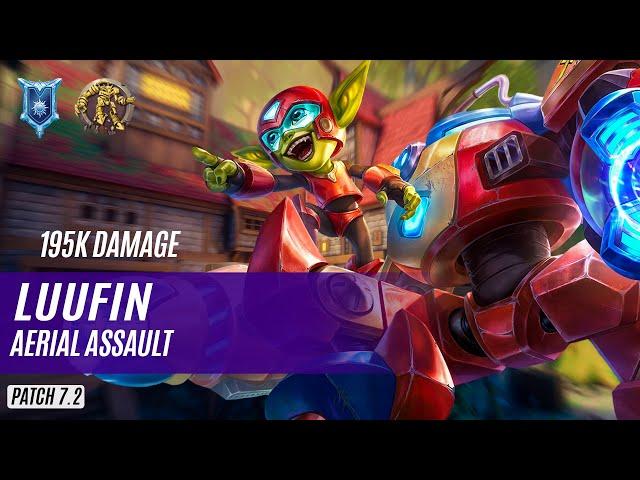 195K DAMAGE Luufin RUCKUS PALADINS COMPETITIVE GAMEPLAY (DIAMOND) AERIAL ASSAULT