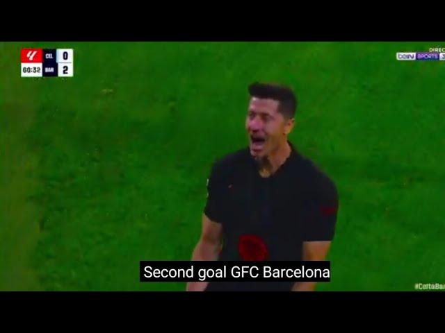 Robert Lewandowski Goal, Celta Vigo Vs Barcelona (0-2) All Goals Analysis & Extended Highlights