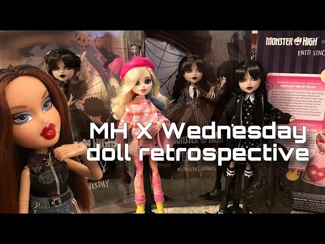 Was The Monster High X Wednesday doll line good? Mini retrospective | Lizzie is bored vlog