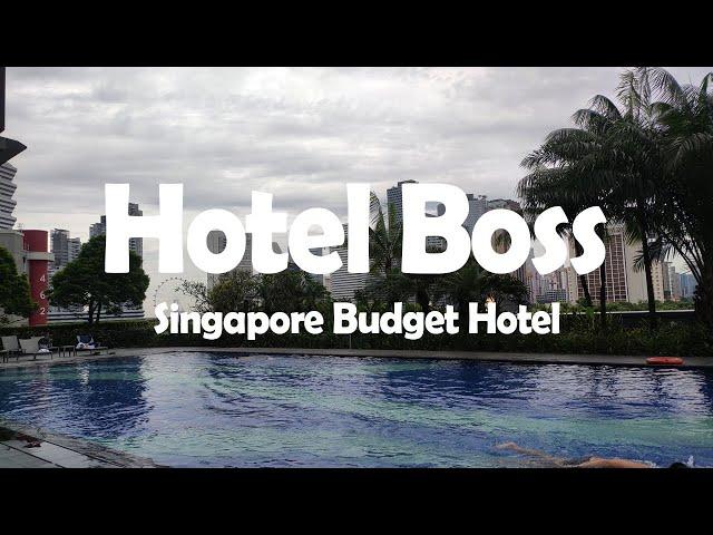 Hotel Boss | Singapore Budget hotel | Reception Lobby Garden Swimming pool & Room view