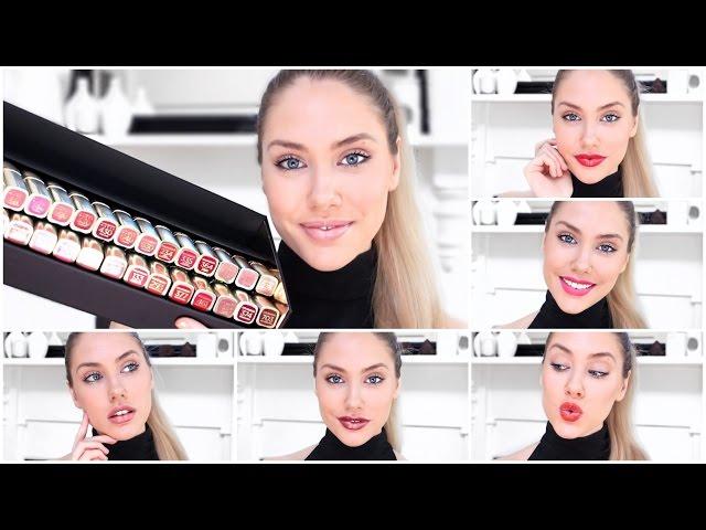 Loreal Color Riche FULL COLLECTION - Swatches & Try On (Affordable Lipsticks)  stephaniemaii 