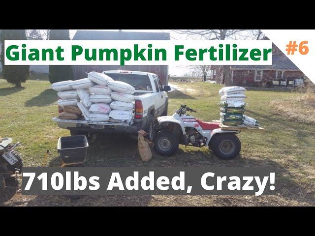 EP #6 Amendments and Tilling, Trying to grow a 2500lb Giant Pumpkin