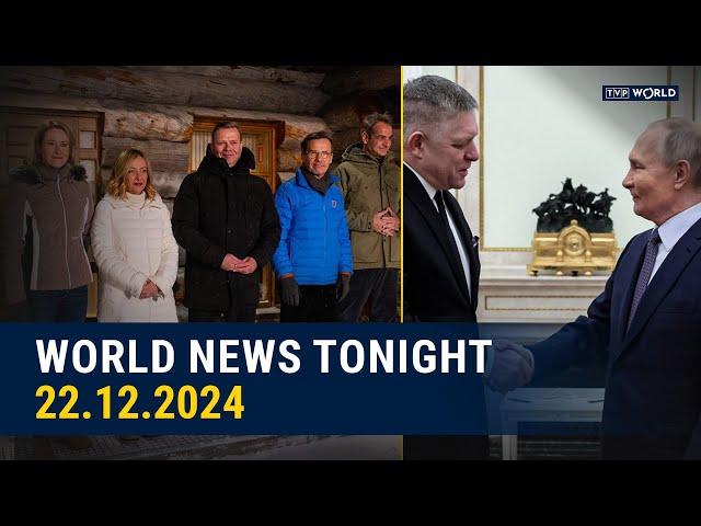 Leaders gather in Lapland for the North-South Summit on European security | World News Tonight