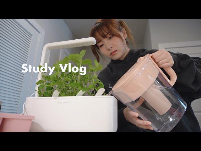 STUDY VLOG: midterm exam week | first block of grad school