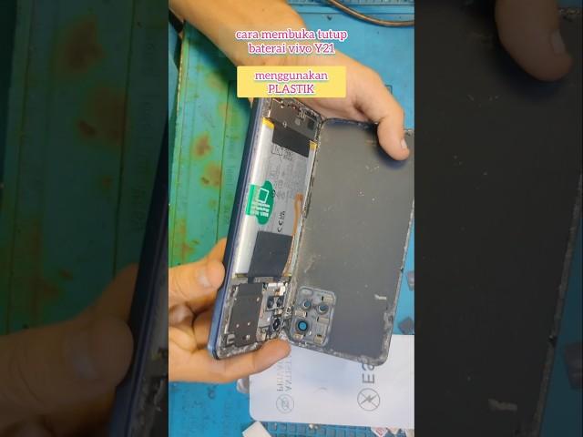 Cara Buka Casing Vivo Y21 Menggunakan Plastik. #shorts #vivoy21 #servicehp #smartphone