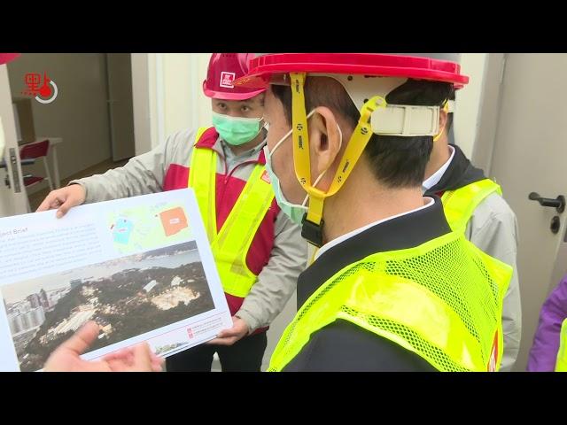 香港中聯辦主任駱惠寧慰問鯉魚門公園度假村緊急防疫觀察中心項目建設者