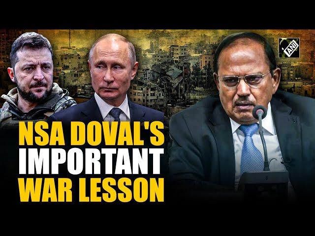 Must watch! NSA Ajit Doval highlights national will as key in modern warfare amid Russia-Ukraine war