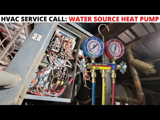 HVAC Service Call: Water Source Heat Pump Tripping On High Pressure Control (Heat Pump Not Working)