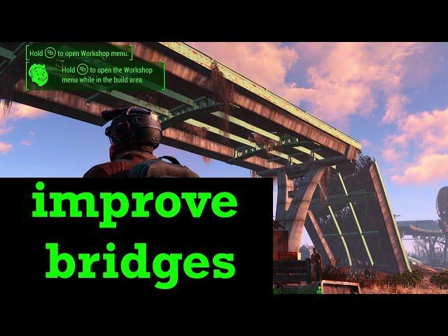 Fallout 4 - Improve Bridges - Graygarden and Finch Farm #fallout #fallout4